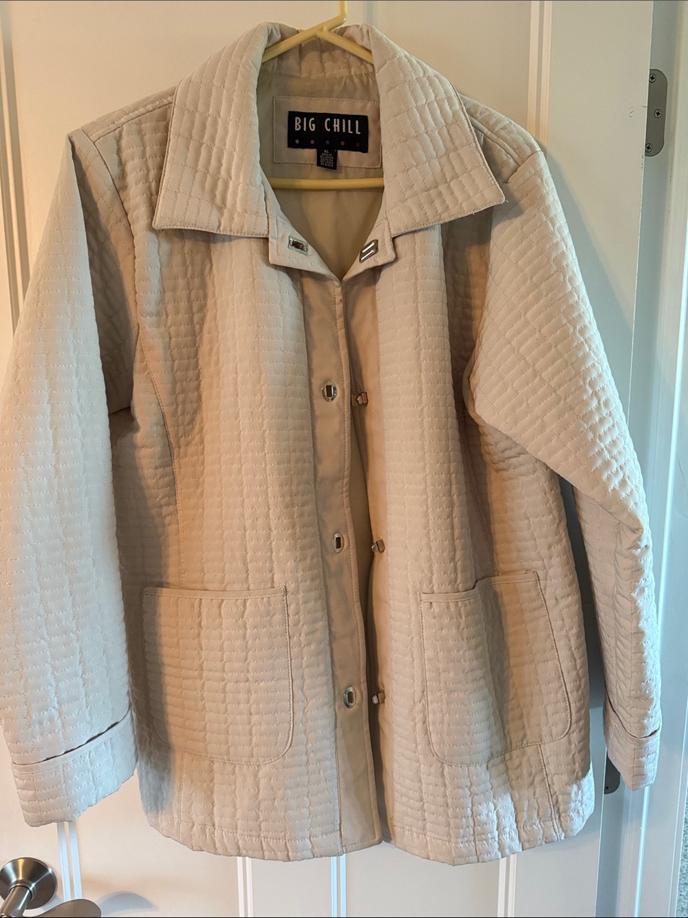 Big Chill Women's Quilted Cream Jacket